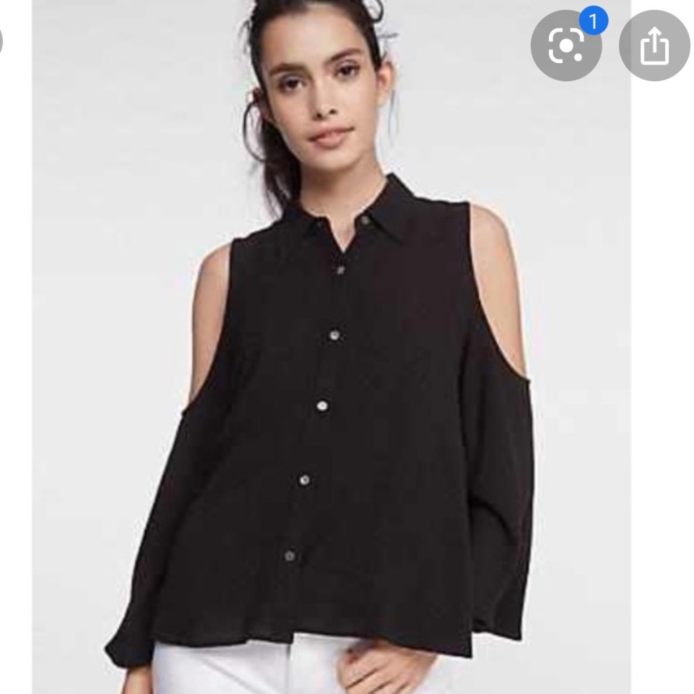 Equipment Cold Shoulder Blouse